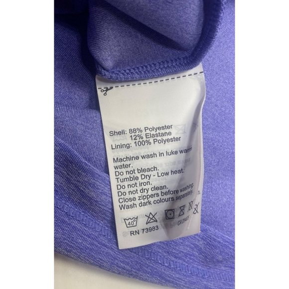 Helly Hansen Women's Aspire 1/2 Zip Flex Run Sweatshirt Large Lavender XCool NEW - Picture 6 of 9
